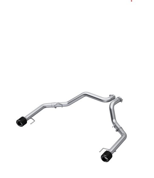 mbrp 2021+ ford f-150 raptor axle-back dual rear exit t304 performance exhuast sys s52663cf