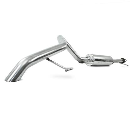 mbrp 2007-2009 toyota fj 4.0l v6 cat back single rear exit off-road tail no tip s5310409