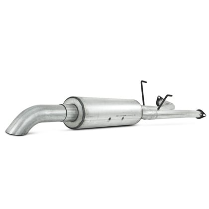 mbrp 07-08 toyota tundra cat back turn down single side aluminized exhaust s5318al