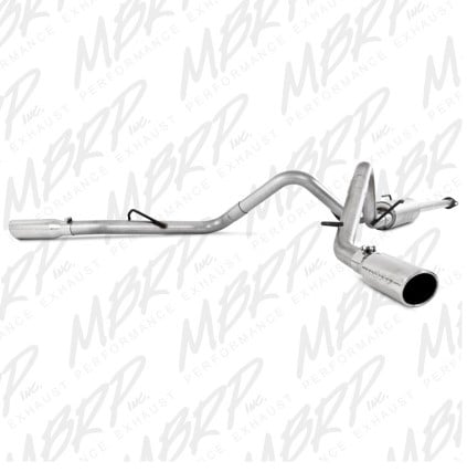 mbrp 05-13 toyota tacoma 4.0l ec/cc al dual split side cat back exhaust s5328al