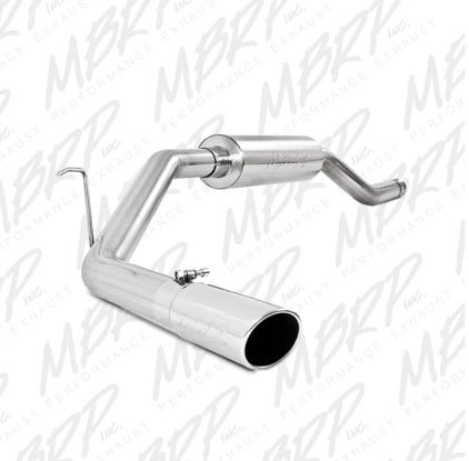 mbrp 00-06 toyota tundra all 4.7l models resonator back single side exit aluminized exhaust system s5330al