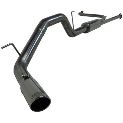 mbrp 2007-2009 nissan titan 5.6l ec/cc cat back single side s5404409
