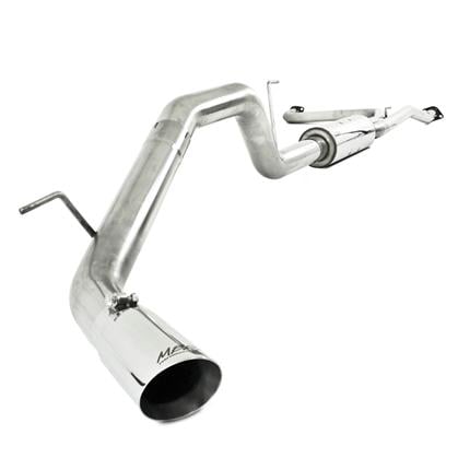 mbrp 2016+ nissan titan 5.6l xd 4in tip 3in cat back single side - t304 s5408304