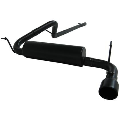 mbrp 2007-2009 jeep wrangler 4dr 3.8l v6 cat back single s5502blk