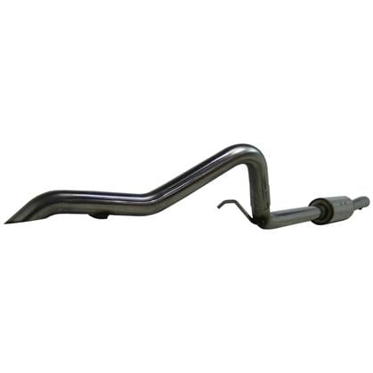 mbrp 2007-2009 jeep wrangler (jk) 3.8l v6 4 dr off-road tail pipe muffler before axle s5514409