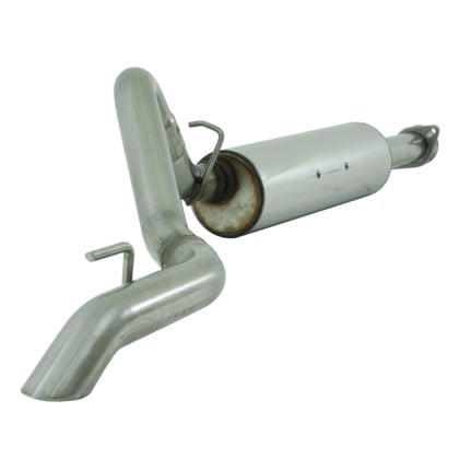 mbrp 04-06 jeep wrangler (tj) unlimited 4 0l i-6 cat back single t409 exhaust s5520409