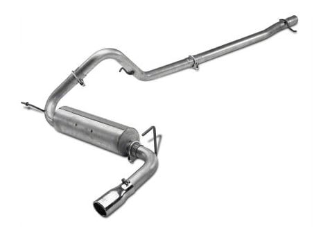 mbrp 12 jeep wrangler/rubicon 3.6l cat back single rear exit t409 exhuast s5526409