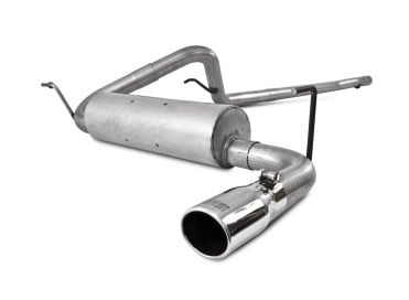 mbrp 12 jeep wrangler/rubicon 3.6l cat back single rear exit alum exhuast s5526al