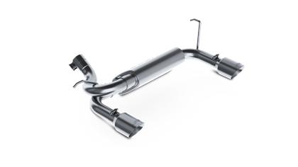 mbrp 07-14 jeep wrangler/rubicon 3.6l/3.8l v6 axle-back dual rear exit t409 performance exhuast sys s5528409