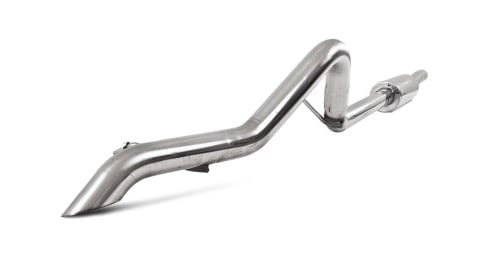 mbrp 12 jeep wrangler/rubicon 3.6l v6 cat back single rear exit off-road 409 exhaust s5530409