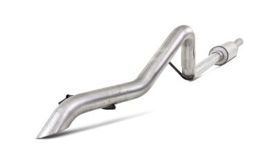 mbrp 12 jeep wrangler/rubicon 3.6l v6 cat back single rear exit off-road alum exhaust s5530al