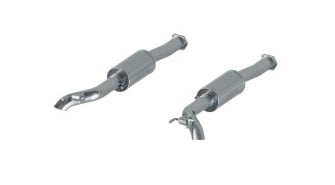 mbrp 03-18 mercedes-benz w463a g-class 3in cat back dual turn down t304 s5600304