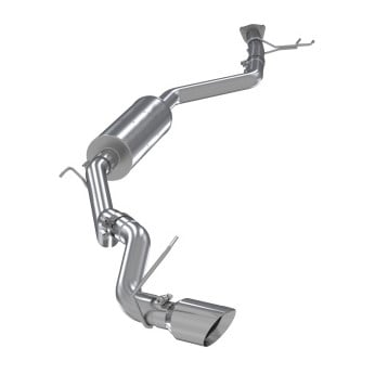 mbrp 17-20 honda ridgeline 3.6l t304 stainless steel 2.5in cat-back - single side s5900304