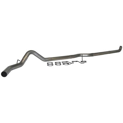 mbrp 01-07 chevy/gmc 2500/3500 duramax ec/cc plm series exhaust 4in. single side (no muffler) - alum s6004plm