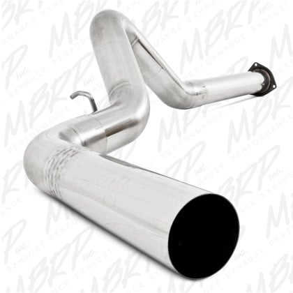 mbrp 07-10 chevy/gmc 2500/3500 duramax lmm 4in filter back single side t409 no muffler s6026slm