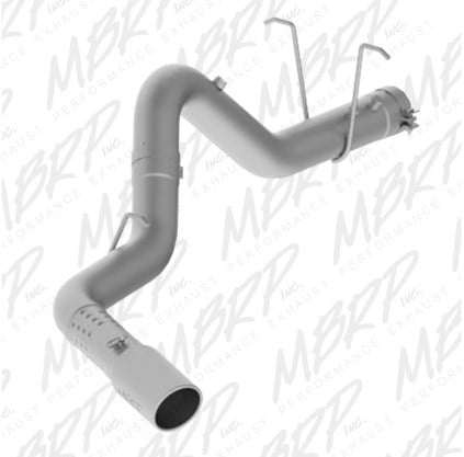 mbrp 11 chev/gmc 2500/3500 4in filter back single side aluminum exhaust system s6032al