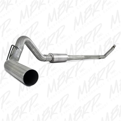 mbrp 1994-2002 dodge 2500/3500 cummins turbo back (94-97 hanger hg6100 req.) p series exhaust system s6100p
