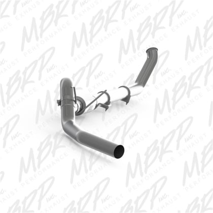mbrp 2003-2004 dodge 2500/3500 cummins turbo back 4wd only p series exhaust system s6104p