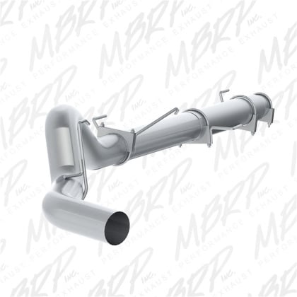 mbrp 2500/3500 cummins 600/610 5in cat back single side exit no muffler al s61180plm