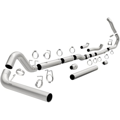 mbrp f-250/350 6.0l ec/cc 5in turbo back single side exit no muffler t409 s62240slm