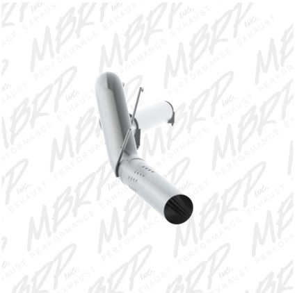 mbrp f-250/350/450 6.4 l 5in filter back single side exit no muffler al s62460plm