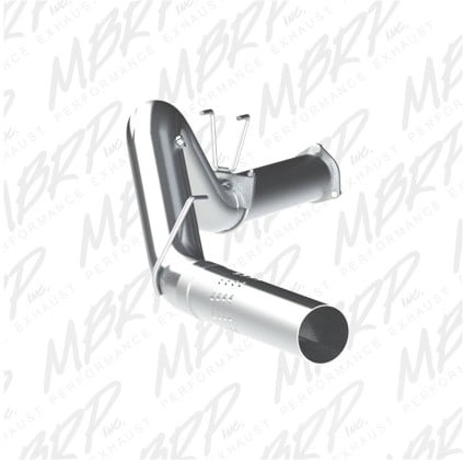 mbrp f-250/350/450 6.7 l 5in filter back single side exit no muffler al s62530plm