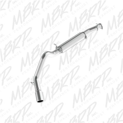 mbrp 04-07 ford 6.0l e-250/350 van 4in cat back single side exit alum exhaust s6285al