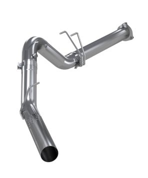 mbrp 11-16 ford f250/350/450 6.7l 4in filter back single exit aluminzed steel no muffler s6287plm