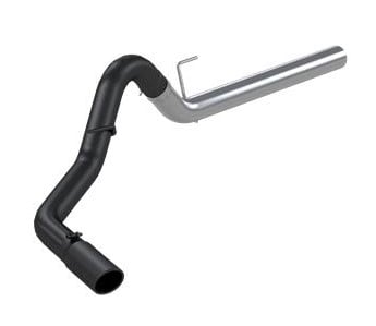 mbrp 2018+ ford f-150 3.0l 3.5in filter back single side exit 4 in tip black coated exhaust system s6295blk