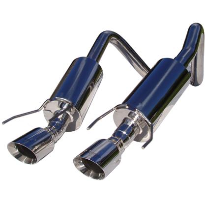 mbrp 2005-2008 chev corvette dual muffler axle back 4 round dual wall tips s7000304