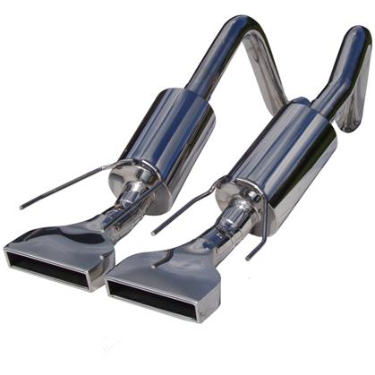 mbrp 2005-2008 chev corvette dual muffler axle back rectangular tips s7002304