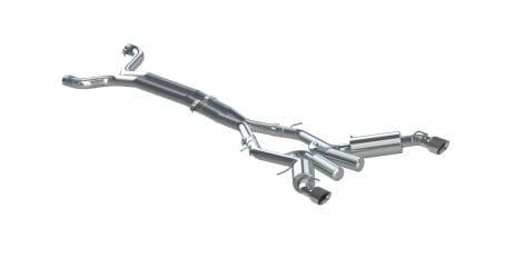 mbrp 16-19 chevrolet camaro ss 6 speed 3in dual cat back w/ 4.5in od tips - 409 (non npp models) s7035409