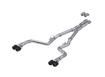 mbrp 15-up challenger 5.7 / 17-up 6.2l/6.4l 3in race series cat-back w/ quad tips t304 exhaust s71143cf