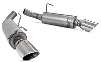 mbrp 05-10 ford mustang gt 5.0/shelby gt500 dual mufflers axle back split rear al s7200al