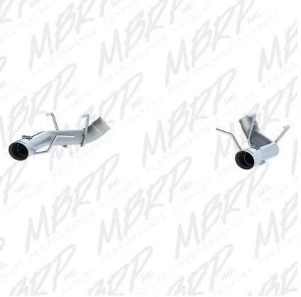 mbrp 2011-2014 ford mustang gt 3in dual axle back muffler delete - t304 s7203304