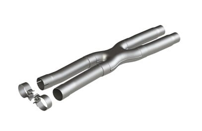 mbrp 15-19 ford mustang gt 2.5in resonator delete x-pipe - al s7213al