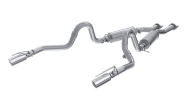 mbrp 99-04 ford mustang gt/mach 1 2.5in dual split rear al catback exhaust w/ 3.5in dual wall tips s7221al