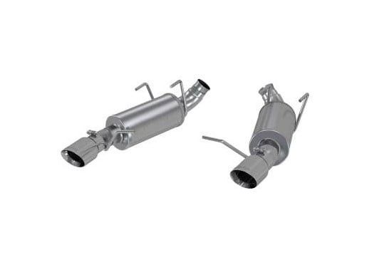 mbrp 11-14 ford mustang v6 3in. dual muffler axle back split rear t409 exhaust system s7227409