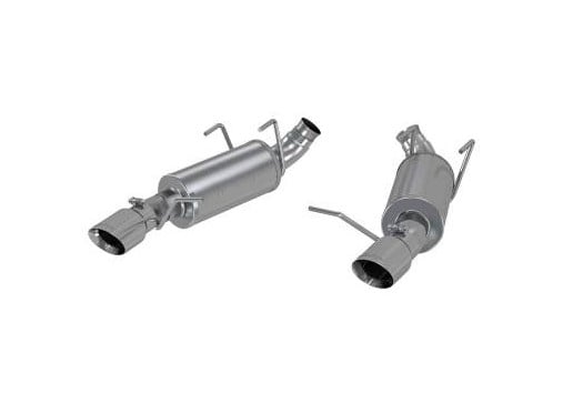 mbrp 11-14 ford mustang v6 3in. dual muffler axle back split rear exhaust system al s7227al