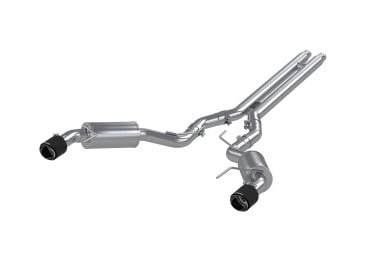 mbrp 15-17 ford mustang gt 5l(coupe) 3in catback dual split rear w/ 4.5in carbon fiber tips (street) s72773cf