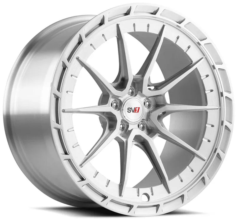 22x12 savini sv.1 r1 brushed (fully forged) (custom)
