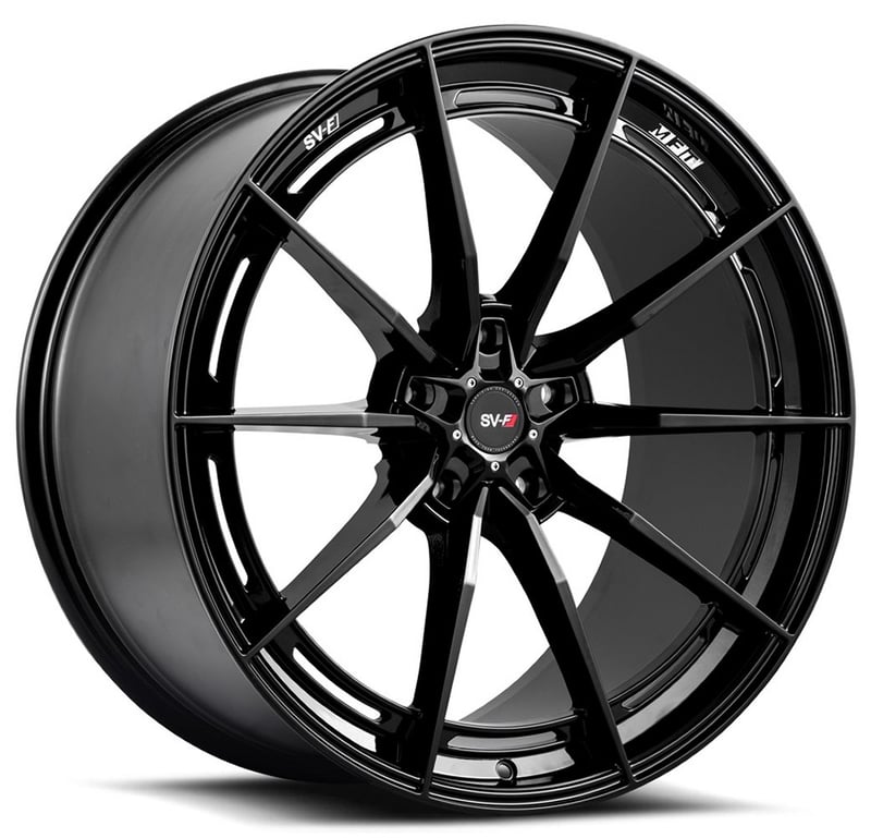 (huge savings) 22x9 savini sv-f1 gloss black (flow form) (custom)