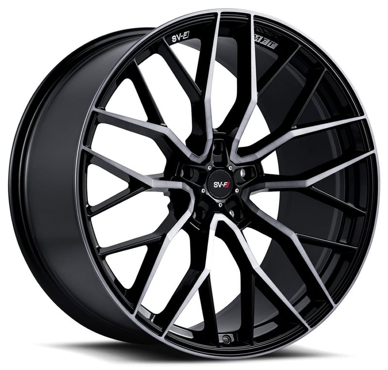 20x11 savini sv-f2 double dark tint w/ gloss black (flow form) (custom)
