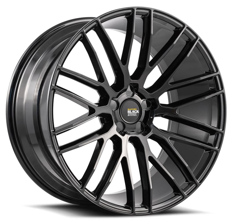 22x10.5 savini black di forza bm13 gloos black 5x112 34mm