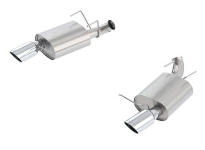 borla 13-14 mustang gt/boss 302 5.0l v8 rwd single split rr exit s-type exhaust (rear section only) 11837