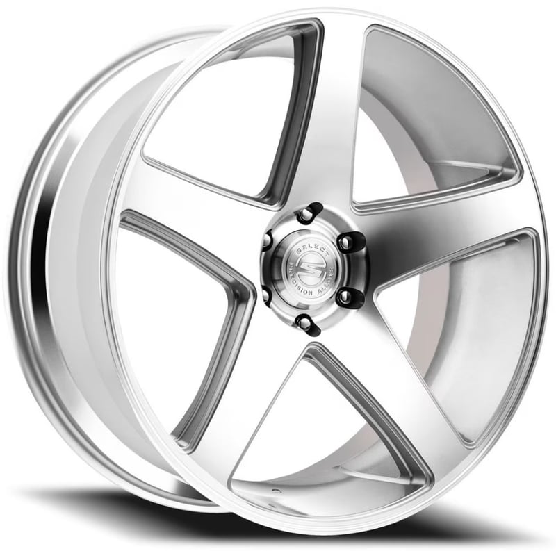 (special pricing) 22x10 select s104 spectrum gloss silver machined 6x135 30mm