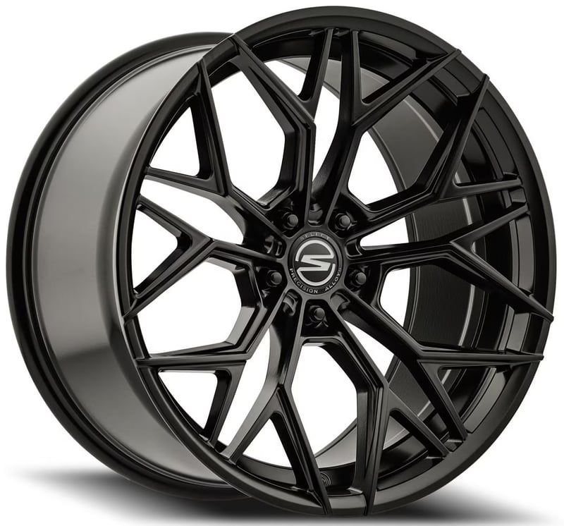 (special pricing) 22x9 select s105 syndicate satin black 5x112 20mm