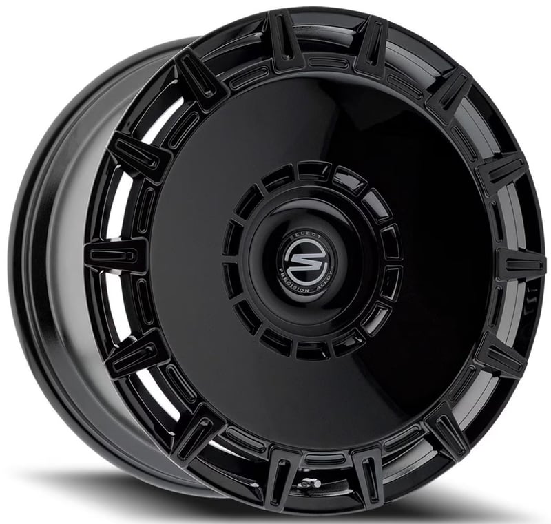 26x10 select s106 apollo gloss black 8x165/6.5 20mm