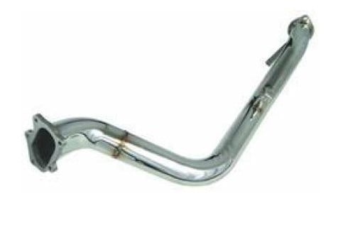 injen 08-14 subaru wrx 2.5l downpipe w/ divided wastegate discharge and high flow cat ses1205dp