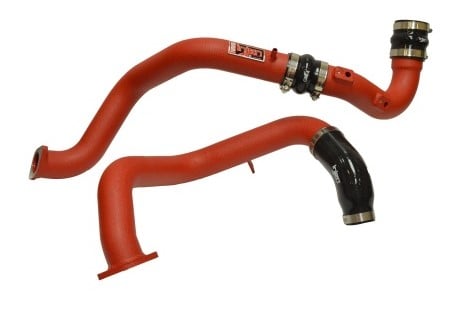 injen 16-20 honda civic 1.5l turbo aluminum intercooler piping kit - wrinkle red ses1573icpwr
